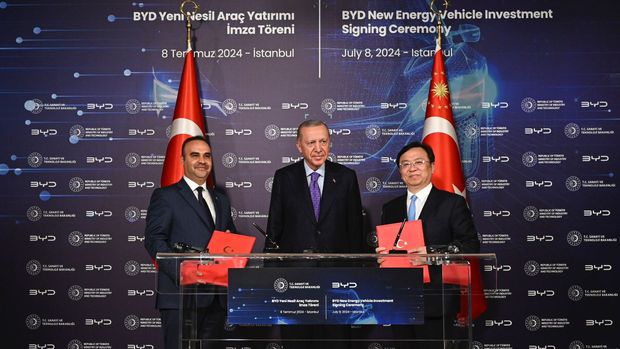 BYD ile yatırım anlaşması imzalandı