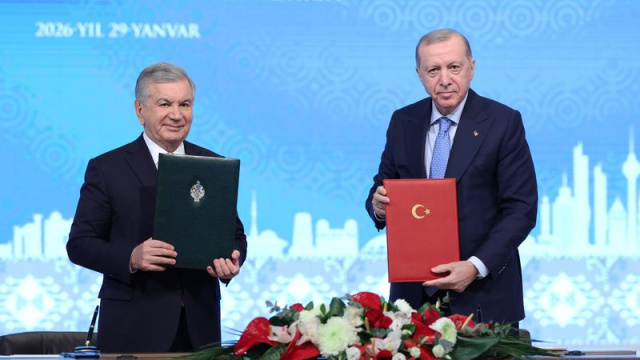 Cumhurbaşkanı Erdoğan: 10 yılda Özbekistan'la ticaret hacmimizi üç kat artırdık