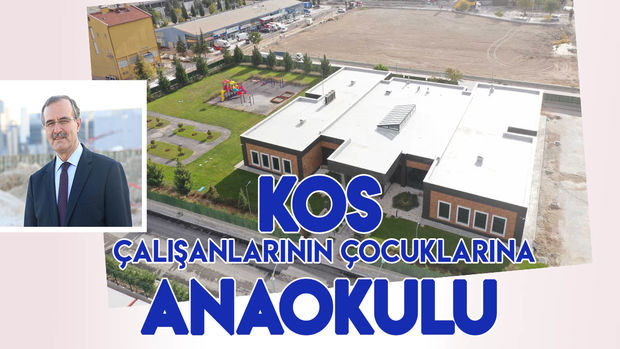 Konya Organize Sanayi Bölgesi Anaokulu eğitime başlıyor