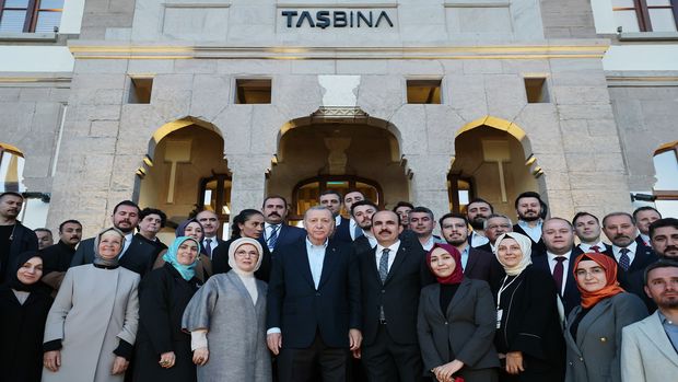 Cumhurbaşkanı Erdoğan, Taş Bina'daki Konya Tanıtım Merkezi'ni gezdi