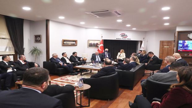 Genel Başkanımız Sayın Erkan Güral’ın Başkanlığında, Ankara Ticaret Odası Yönetim Kurulu Başkanı Sayın Gürsel Baran Ziyareti