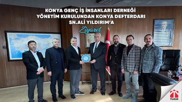 Konyagiad Yönetim Kurulundan Konya Defterdarı Sn. Ali Yıldırım'a Ziyaret!
