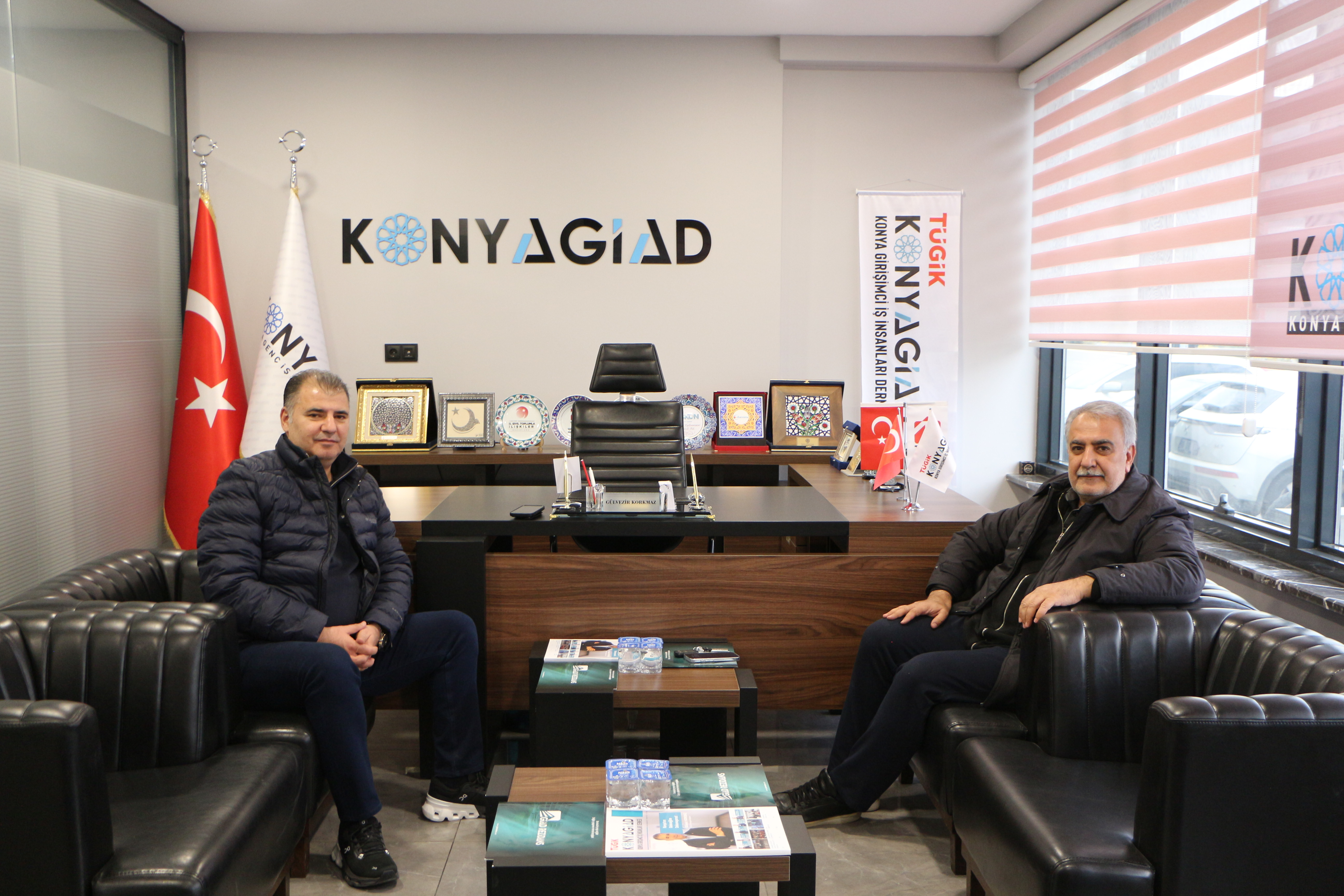 AK Parti Konya Milletvekili Sn. Dr. Abdullah Ağralı'dan TÜGİKKONYAGİAD Yönetim Kurulu Başkanı Sn. Gülvezir Korkmaz'a Ziyaret!